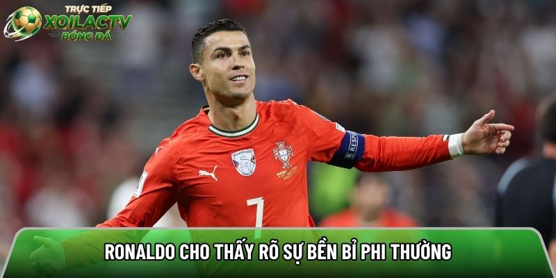 Ronaldo cho thấy sự bền bỉ phi thường ở tuổi 40